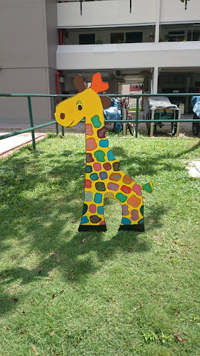 The Colourful Giraffe Artwork