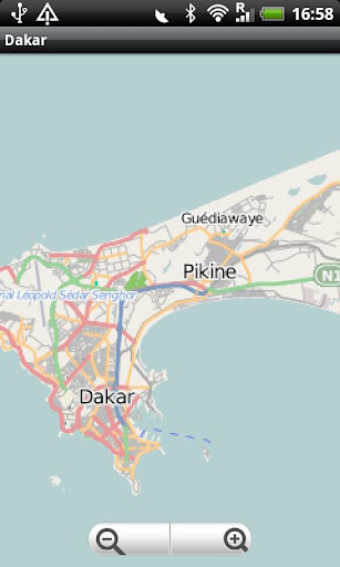 Dakar Street Map