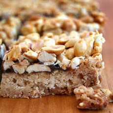 Sticky Peanut Cookie Bars Recipe