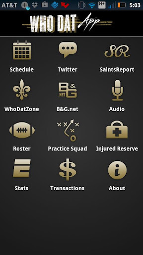 WhoDatApp - New Orleans Saints