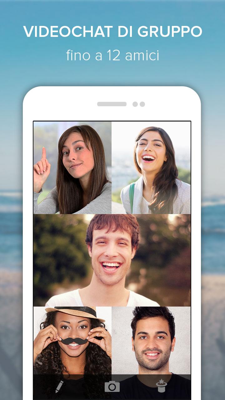 Android application Rounds Free Video Chat &amp; Calls screenshort
