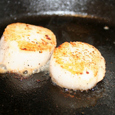 Sambuca Seared Scallops with Shiitake Truffle Cream