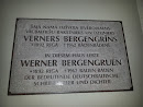 Plaque For Verners Bergengrins 