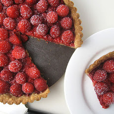 Raspberry Tart with Coconut Crust