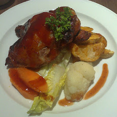 Greek-Style Roasted Chicken Legs, Potatoes and Capers