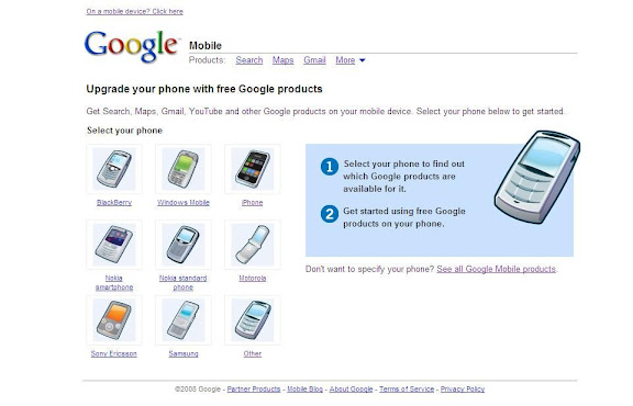Google Moblie 改版