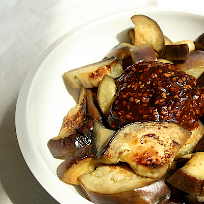 Aubergines poelées sauce dengaku