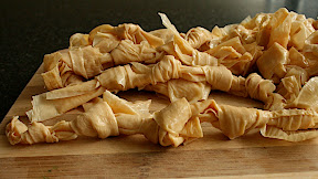 Petits noeuds de peau de lait de soja