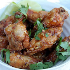 Hanoi-inspired fried chicken wings