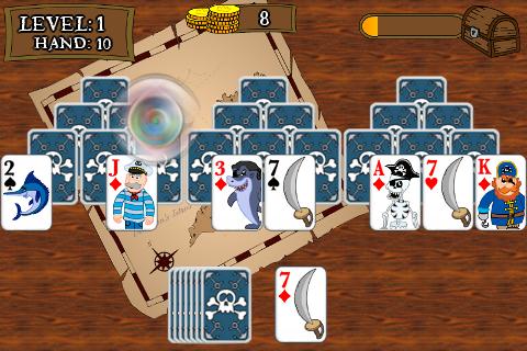 pirate-tripeaks-solitaire for android screenshot