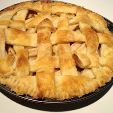 Cream Cheese Caramel Walnut Apple Pie