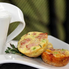 Gluten Free Ham & Cheese Quiche Bites