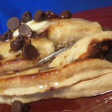 Chocolate Chip Banana Pancakes