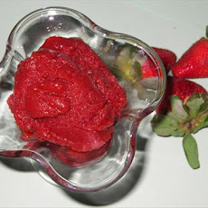 Strawberry Balsamic Sorbet