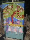 Teachers and Students at the Love Tree Box