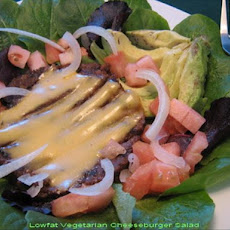 Low Fat Vegetarian Cheeseburger Salad