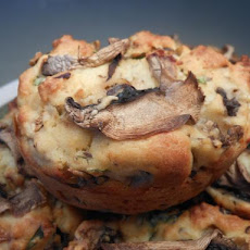 Mushroom, Parmesan and Basil Muffins