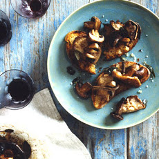 Mushrooms and Sage with Grilled Bread