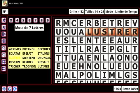 【免費解謎App】Mots Mélés Tab 1 FR-APP點子