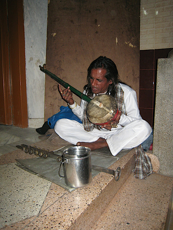 Blind Sitar player