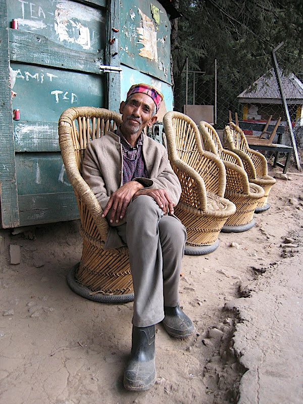 Local man in a Kullu cap