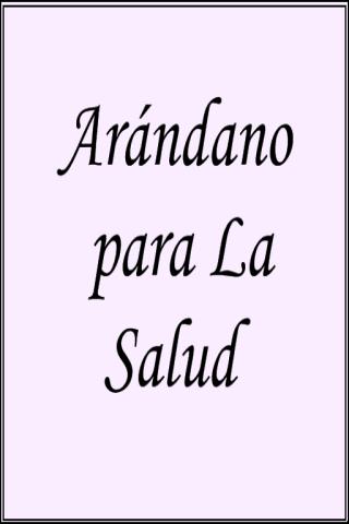 Arándano para La Salud