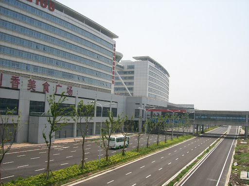 Shanghai Pudong airport -- very modern