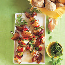 Chicken and Pepper Kebabs