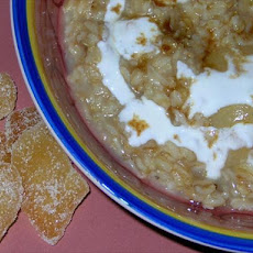Decadent Tasting Ginger Pear Oatmeal