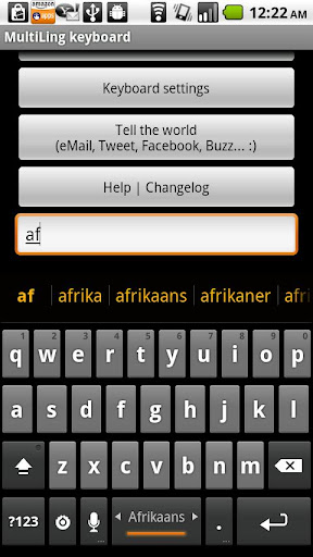 Afrikaans Keyboard Plugin