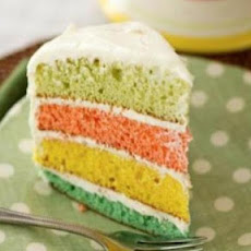 Colorful Easter Egg Layered Cake