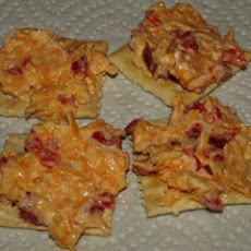 Pimiento cheese and an apple