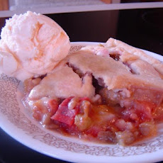 Farmhouse Fresh:  Orange - Rhubarb Pie
