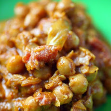 Chickpea, Lentil and Red Kidney Beans in Masala Sauce