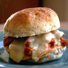 Simple Crock Pot Spicy & Sweet Sausage Sandwich