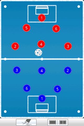 Floorball coach's clipboard