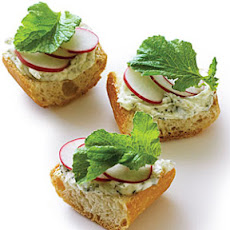 Nori Radish Toasts