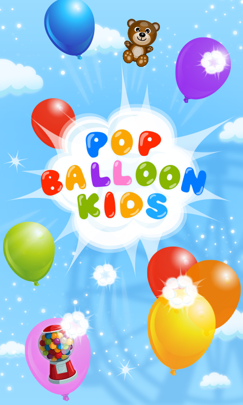 Android application Pop Balloon Kids screenshort