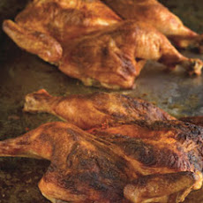 Roast Chicken with Spanish Paprika and Herb-Roasted Smashed Potatoes