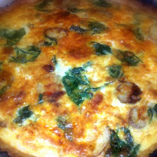 Spinach and Potato Quiche