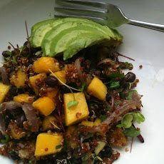 Quinoa and Mango Salad with Lemony-Ginger Dressing