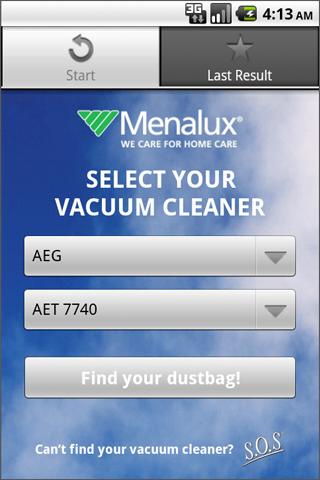 【免費生產應用App】Menalux Dustbag Finder-APP點子