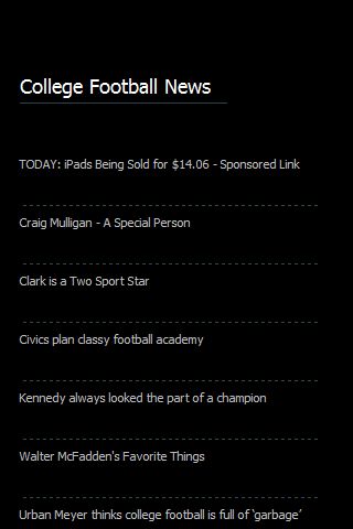 【免費運動App】College Football News-APP點子