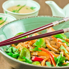 Stir-Fried Vegetables with Orange and Mint