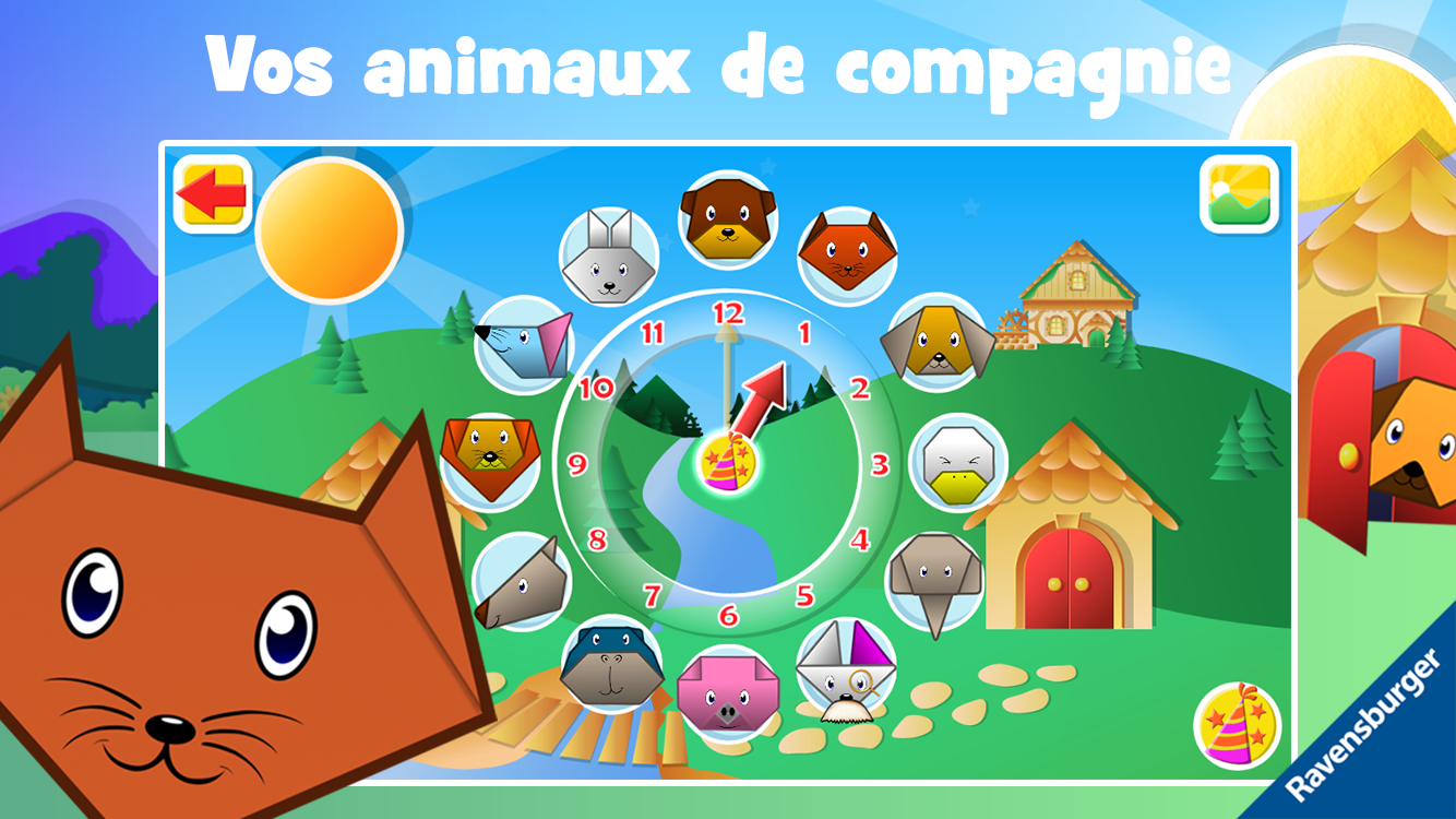 Android application Play-Origami Pets screenshort