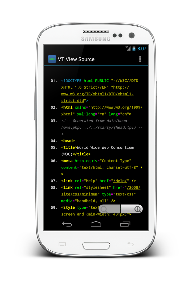   VT View Source- screenshot 