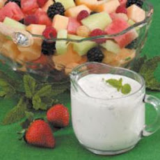 Mint Dressing For Fruit