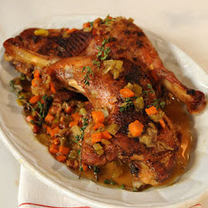 Cider-Braised Turkey Legs