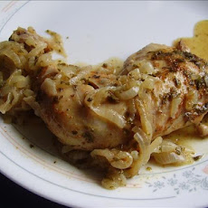 Baked Chicken With Onions