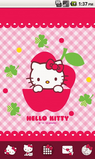 Hello Kitty Hi Apple Theme